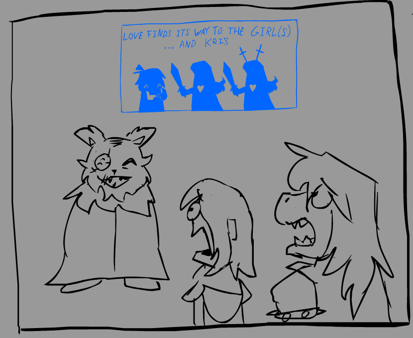 DerpyDitto7's tweet photo. here is my shit ass deltarune comic #chapter6leakforrealforreal https://t.co/h1R4D176fj