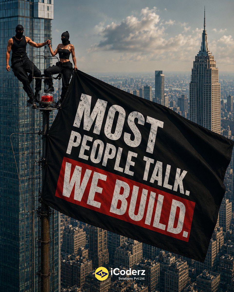 iCoderzinfo's tweet photo. Success isn’t built on opinions.
It’s built on execution.
At iCoderz, we help startups and enterprises transform bold ideas into powerful digital products.
Because results always speak louder.
#iCoderz #DigitalProducts #AppDevelopmentCompany #StartupSuccess #TechSolutions https://t.co/042Ac3cYjF