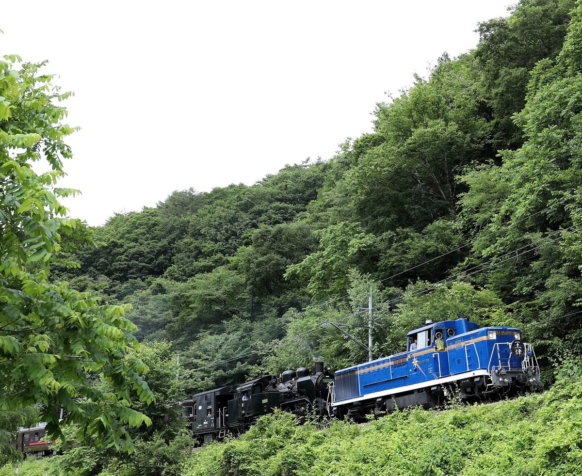 magic74120298's tweet photo. SL大樹土津   本運転
会津線
DE101109+C11325+ヨ8634+12/143B
煙はないのでどこでも撮れると思いきや､意外にいい撮影場所がない。
＃SL大樹
＃土津
＃DE101109
＃C11325
2026/06.28 https://t.co/CqH3t6GUPg