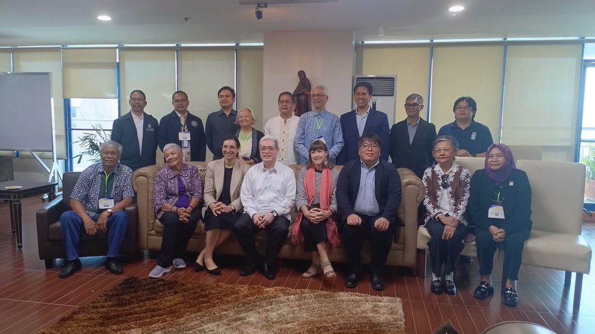 ADDU_Official's tweet photo. IN PHOTOS | Foreign Dignitaries Pay Courtesy Visit to AdDU

Ateneo de Davao University had the honor of welcoming members of the international diplomatic and consular corps alongside the core conveners on the 2nd of July 2026.

Full: https://t.co/G8Jmi04HqF https://t.co/eYb911O4Ac