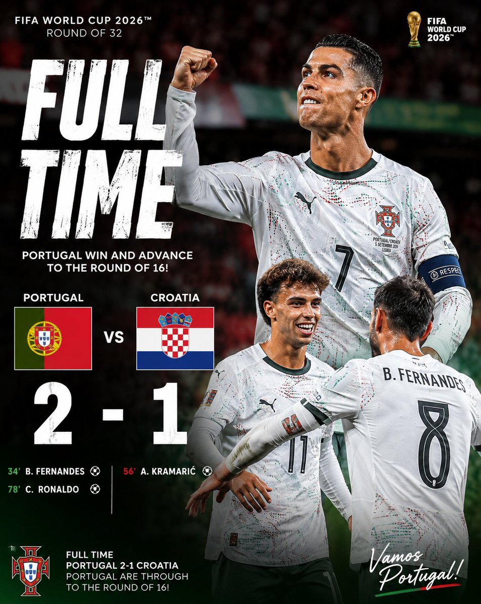 Philos_Official's tweet photo. 🇵🇹 Portugal have qualified for the Round of 16!

#Fifaworldcup2026
#FIFAWorldCup 
#WorldCup2026 https://t.co/6ANTuxqt9V