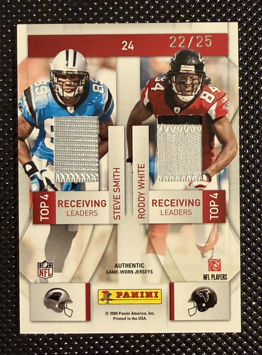 PRESTIGE GAME WORN WR QUAD /25 $110 Banger Andre Johnson Larry