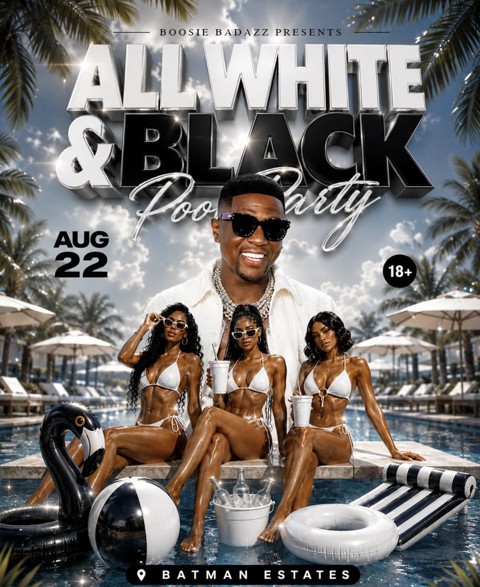 BOOSIEOFFICIAL's tweet photo. MIKE RUBIN ALL WHITE PARTY BE FULL OF CELEBRITIES ‼️LETS SEE HOW MANY CELEBRITIES COME SUPPORT MY ALL WHITE PARTY 🔥THOSE WHO COME SUPPORT ME R “THE OTHER CELEBRITIES “🤣💯💯💯💯💯🙏🏽✅✅✅ YALL ALL INVITED 🎉🎉🎉🎉🎉 https://t.co/vlQ7eMo7gI