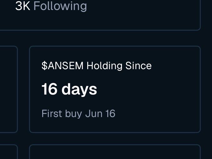 vanillafunk713's tweet photo. Day 1 shit. $ANSEM

@blknoiz06 @BullpenFi @BlackBullSol https://t.co/Efq2m9WdxK