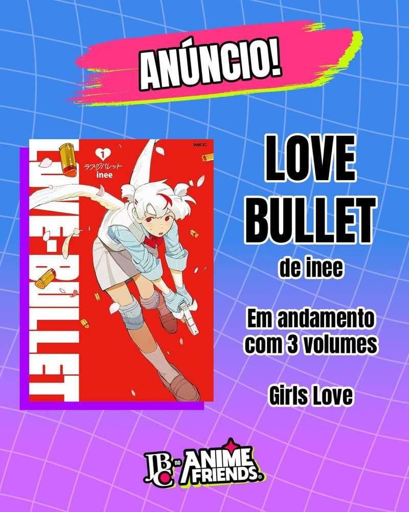 editorajbc's tweet photo. 💘 Uma nova história acaba de ser anunciada!

Love Bullet vem aí, e eu mal posso esperar para contar mais sobre essa novidade.

Por enquanto, quero saber: esse anúncio já entrou para a sua lista de leituras mais aguardadas? 👀💙 https://t.co/PS83ewyKx1