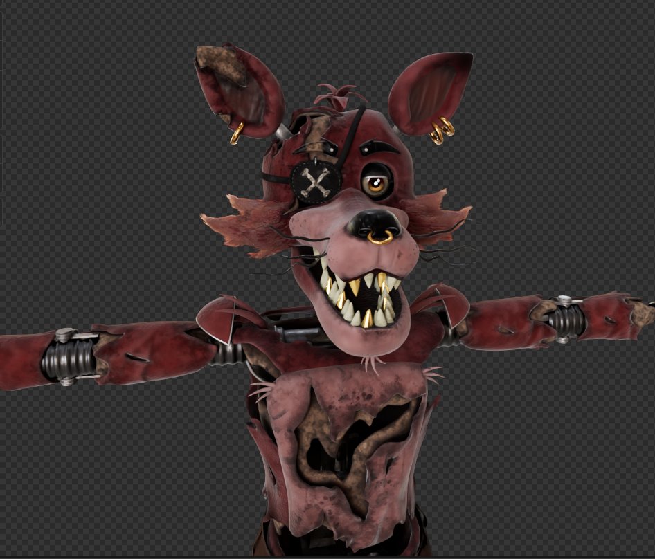 EXG1983's tweet photo. Edited his model a tad bit. I'm STILL not too sure about the colors, but wtv im moving onto Fredbear anyway
-
#FNAF #blender3d https://t.co/DxsmEAZFy3