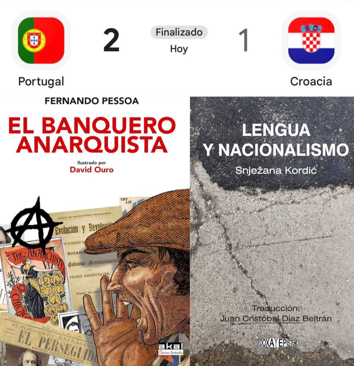 AnthropoGux's tweet photo. Grandes libros, pero me quedo con el de Kordic. https://t.co/llHEAvWwcq