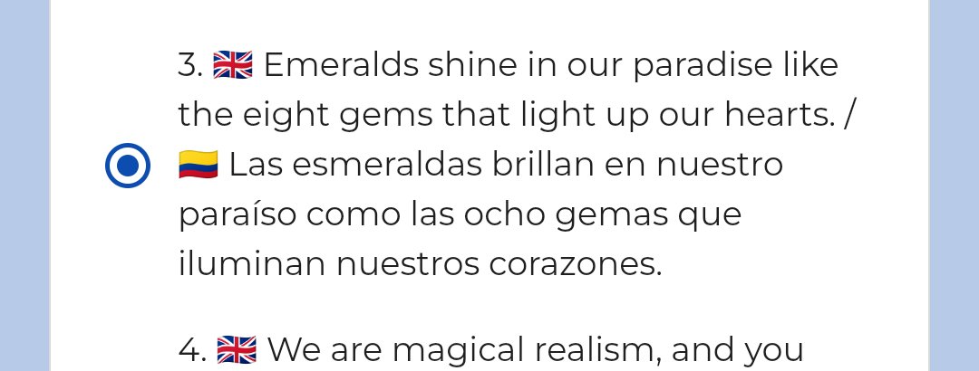 _realcaro's tweet photo. Que hermoso es resaltar algo tan de Colombia (que no valoran lo suficiente) como ser la tierra de las esmeraldas, una piedra preciosa en la que somos potencia, definitivamente es algo que me gustaría que skz viera

#SKZEnColombia
#SKZEnViveClaro
#SKZEnColombiaCity https://t.co/Cv6j296mjv
