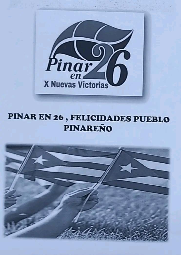 YohanyRamo40557's tweet photo. PinaraEn26. Nuestras instituciones engalanada para celebrar la gesta heroica del #Moncada. https://t.co/euVVoLKlUf