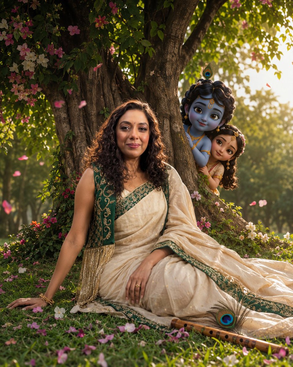 DHANASHRIN86441's tweet photo. Good morning sunshine ☀️ 
Have a beautiful day 💓 krishna and Radharani always blessings to you 🙏 give a happiness and prosperity 💕🙏 stay happy and healthy ❣️ 

@TheRupali 
#RupaliGanguly 
#Anupamaa https://t.co/7RviIICSeN