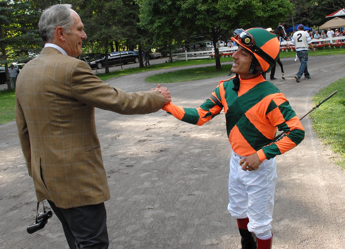 EclipseSports's tweet photo. Throwback Thursday to the first time Eclipse Sportswire went to Saratoga on August 16, 2008. It was a good day. Saw Larry Jones win the Alabama with Proud Spell. Saw Curlin during morning works before he won the Woodward 2 weeks later. https://t.co/k46I1eOZpt