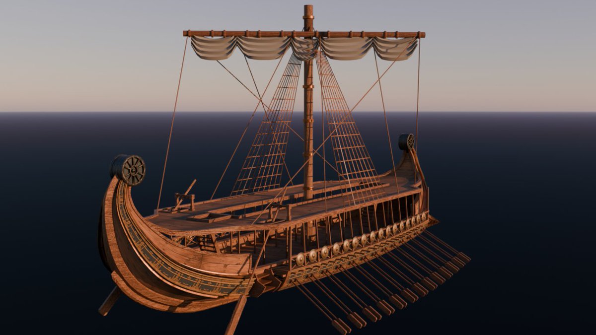 youthiff's tweet photo. Trireme Vessal

#blender #ROBLOX #RobloxDev #3DModel #modelling https://t.co/scRIgVCoVz