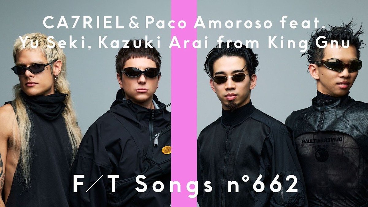 techjunkiejh's tweet photo. CA7RIEL &amp; Paco Amoroso feat.Yu Seki, Kazuki Arai from King Gnu - BABY GANGSTA / THE FIRST TAKE https://t.co/YopeAjTHau #music  #MoviesTvTj (video)  #Entertainment #MusicVideos #Japan  #Asia #JPop #TheFirstTake https://t.co/MPpGQTOwkH