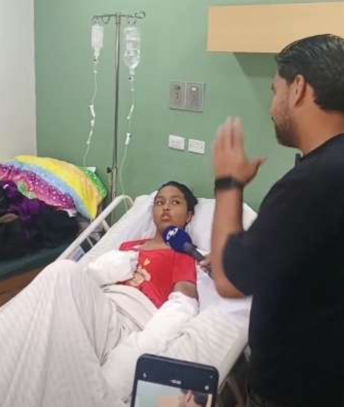 teleSURtv's tweet photo. 🚨Sobreviviente de terremotos en La Guaira: mi hermano me dio su vida, relató con dolor la pérdida de su hermano, quien falleció al intentar protegerla durante la tragedia. https://t.co/aDoERMWgXa