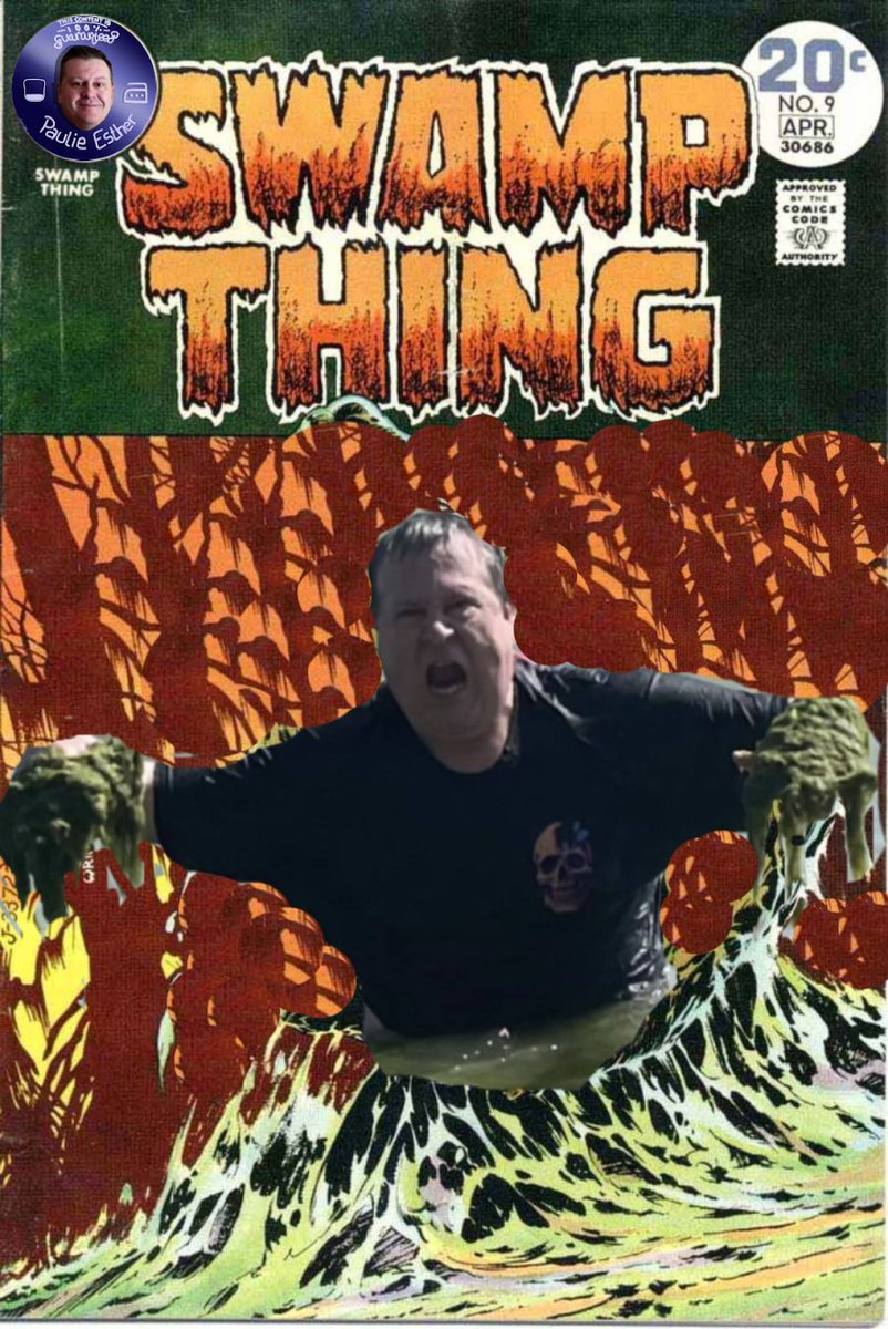 PaulieEsther1's tweet photo. I told a story on stream today about me hunting in the algae of Lake Erie for my buddy's lost wedding ring. I shared a picture of how much algae there was and my community went to town. They topped themselves when trolling me about my soft hands. @DEATHDORKS this may or may not be the secret to my soft hands. 😂 

No I didn't find his ring sadly. 😪