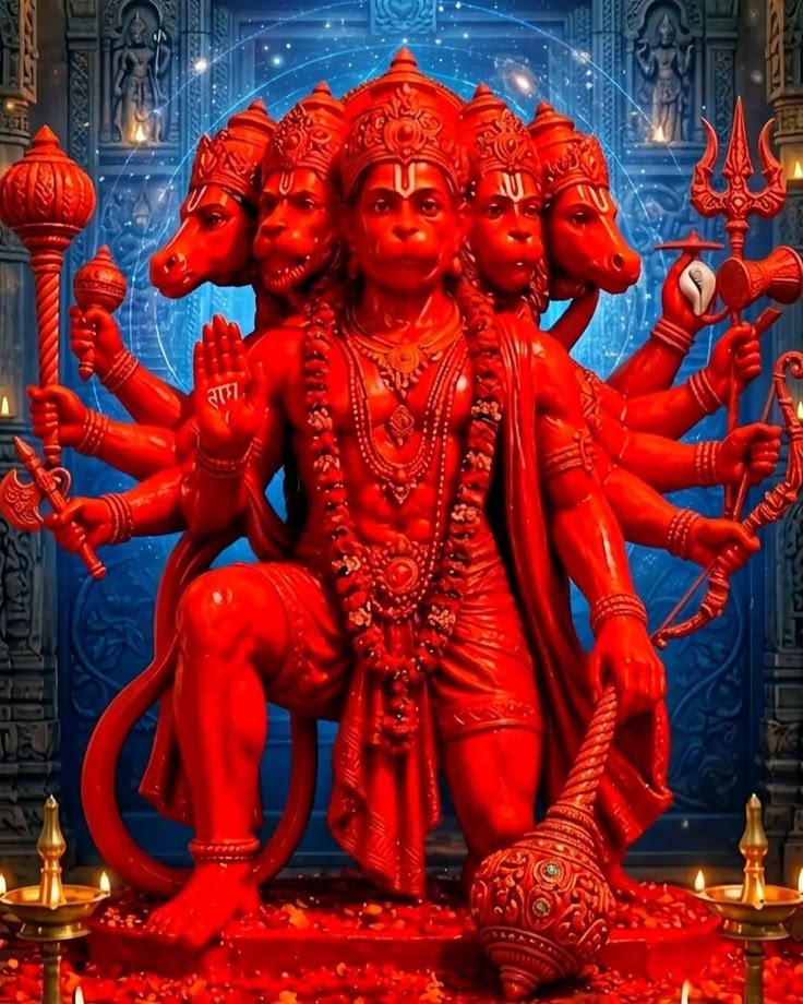 raani_purohit's tweet photo. सारे कष्ट दुखों से संकट से रक्षा करें महावीर हनुमान दक्षिण मुखी बजरंगबली दिव्य दर्शन https://t.co/PiYhvqSs0l