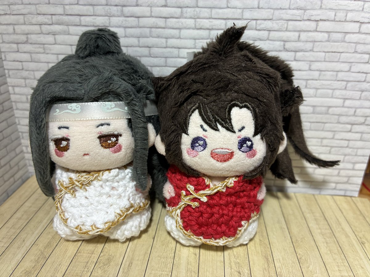 kyo_joy's tweet photo. 多分最終形。
1段目細編み、2段目の長編みを中長編みにしたらピッタリでした！！！
週末には右のお写真のカンフースタイル　チャイナ服(名称合ってます？？)の編み方解説をベッターにアップします🧶🧶 https://t.co/LWGzl3WsBZ