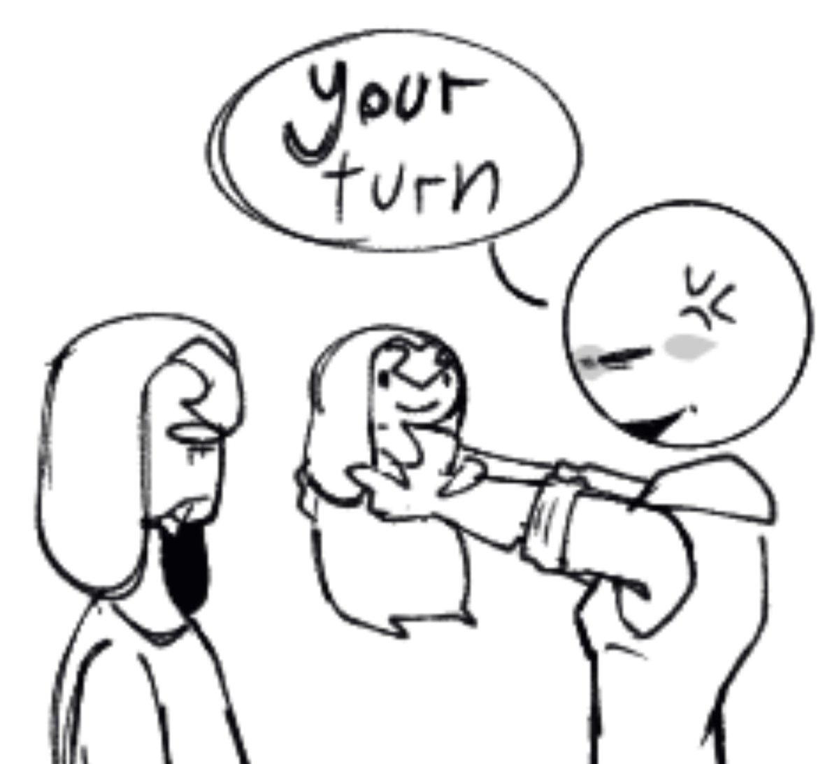 EunnoiaTheBunny's tweet photo. Doodles abt Freakity &amp; Verity
(and lookout ig)

#verity #Lookout3d #LookOut2D #minecraft https://t.co/VoGuUF2yfI