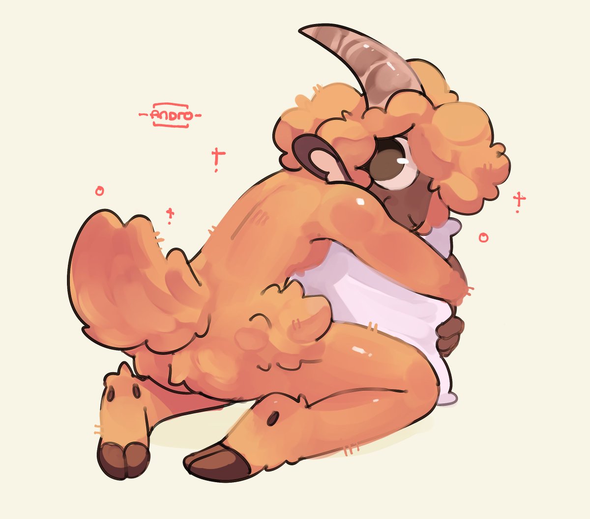 androdraw's tweet photo. Pillow 🐑 https://t.co/1DJUNBiXjN