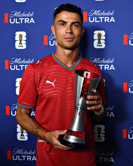 liberta___depre's tweet photo. Cristiano Ronaldo foi eleito o melhor jogador da partida contra a Croácia.

📷FIFA https://t.co/RN5jYWmPIY