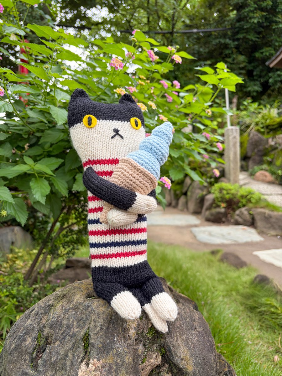 あみぐるみ＊おまとめ 本日、7月3日は #ソフトクリームの日 🍦 「ソフトクリームのあみぐるみ