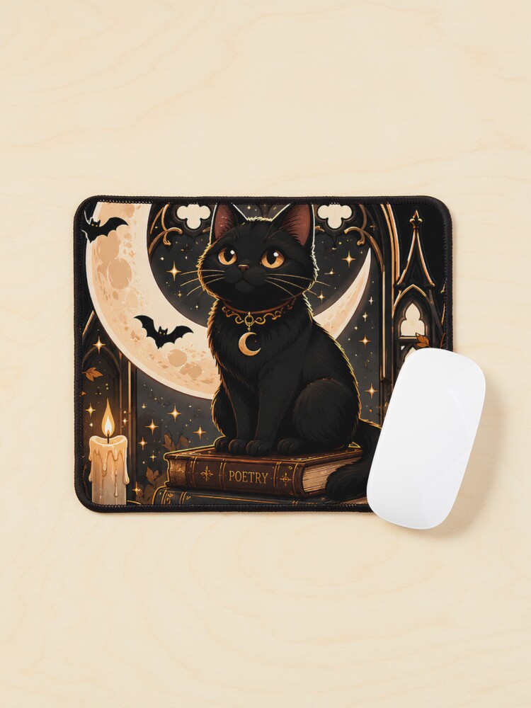 DigitalFaiths's tweet photo. Your perfect spooky reading night includes: 🎃📚
A) Candles
B) A cat
C) Rain outside
D) All of them
This design chooses D without hesitation. 
#RBandME:  https://t.co/42IbImNYBi #findyourthing #redbubble #SpookySeason #BookishMerch #CatArt #HalloweenDesign #DarkAcademia #RedbubbleArtist #MausePadDesign #buyingcontent𝗠𝗘𝗦𝗦𝗔𝗚𝗘 #PrintOnDemand