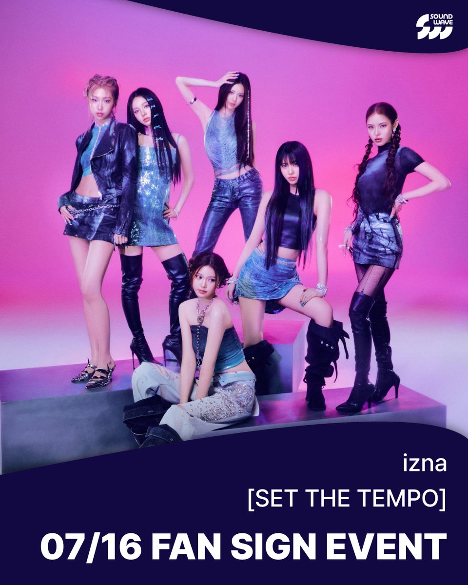 soundwave_korea's tweet photo. #izna #이즈나
3rd Mini Album #SET_THE_TEMPO
FAN SIGN EVENT OPEN

🎁 응모자 전원
유닛영통 - 사운드웨이브 단독 미공개 포토카드 왕연필(후면 손그림) Ver. 랜덤 증정

📢 이벤트 일시 : 7/16(목) 20:00 / 22:00 (KST)

📅 응모 기간 : ~ 7/8(수) 17:00 (KST)

🌊 https://t.co/JfL01gPqdM https://t.co/C167X3pM1J