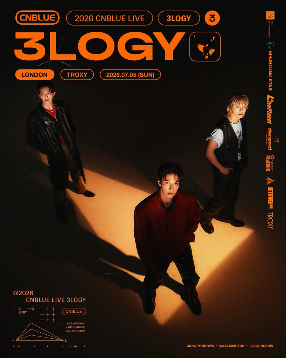 CNBLUE_UN_Spt's tweet photo. [2026 CNBLUE - WORLD TOUR '3LOGY' in London]

Today’s hashtag:

#CNBLUE #3LOGY #CNBLUEinEurope #KpopEurope #KpopinLondon #CNBLUE_World_Tour #3LOGY_in_London
From CNBLUE UN Support https://t.co/TFPhYzn38l