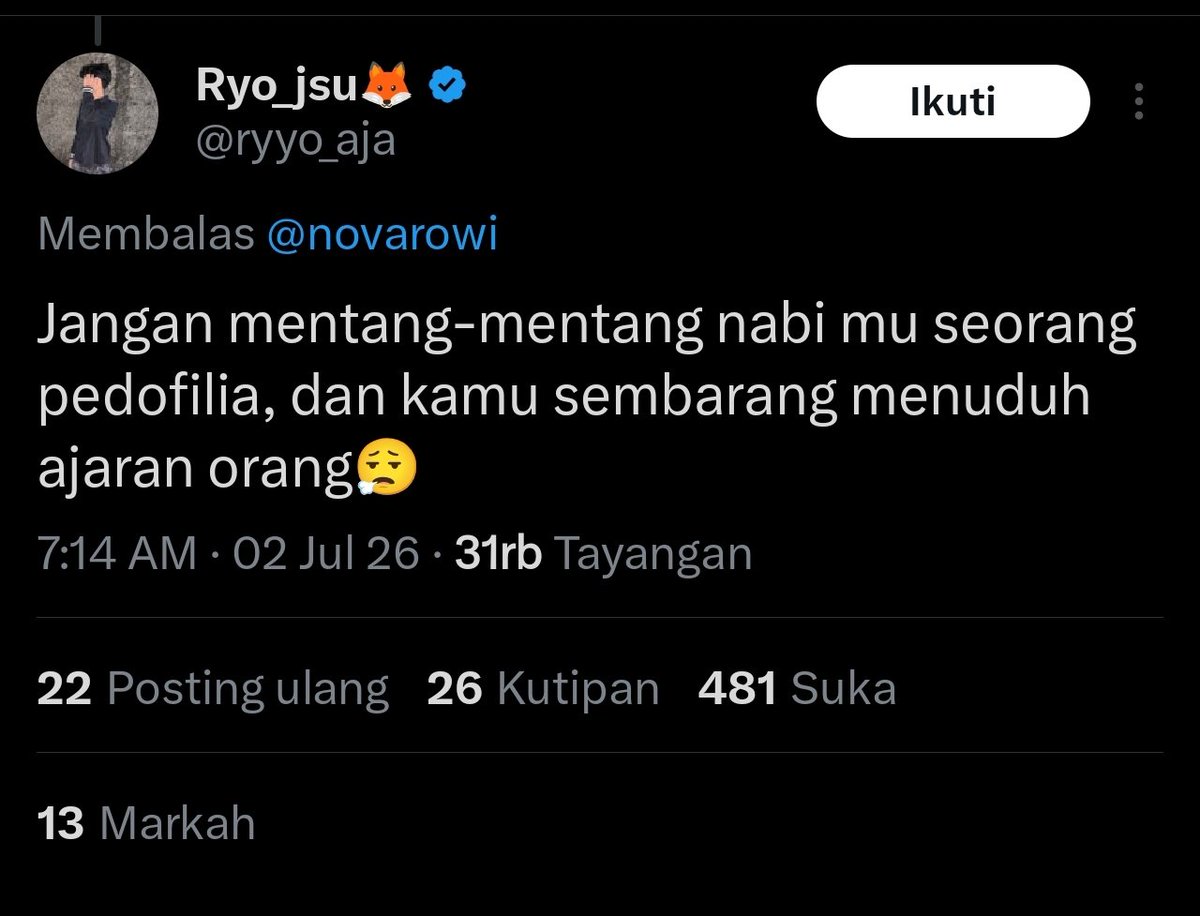2Fawz_'s tweet photo. @ryyo_aja https://t.co/DFmr38bmGa