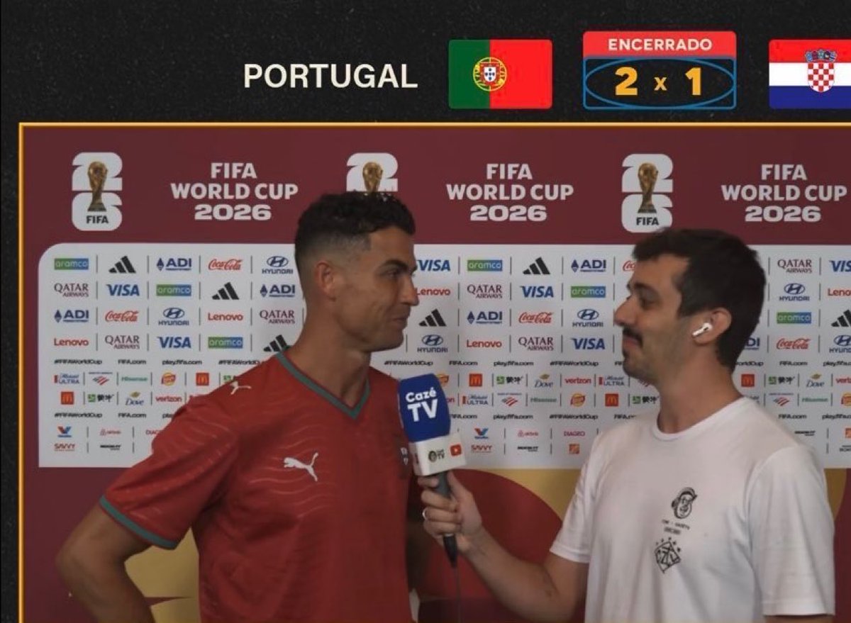 totalcristiano's tweet photo. 🗣️ Cristiano Ronaldo: “Brazil? I’ve always felt great support from Brazil.

I send everyone in Brazil all my love.” https://t.co/tq86ukJnqk