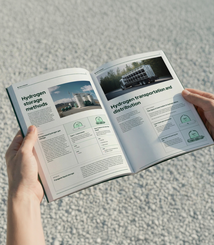 daviferent's tweet photo. The Rand Hydrogen brand didn’t stop at the website.
We also created sales materials, including a one-pager and a sales deck, designed to stay on brand while helping explain a complex topic clearly. https://t.co/BcDX2ZsdP4