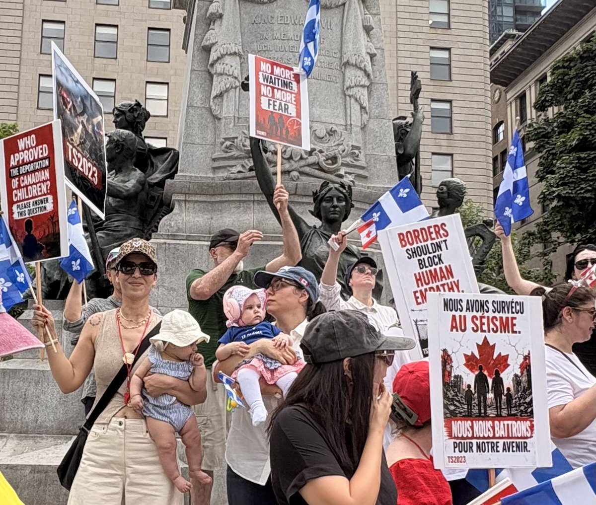heideors01's tweet photo. We have nowhere to go back to. Canada became our home. We work, pay taxes, and our child was born here. Please #ExtendTS2023 @MarkJCarney 
@LenaMetlegeDiab https://t.co/74jdOAUTGv