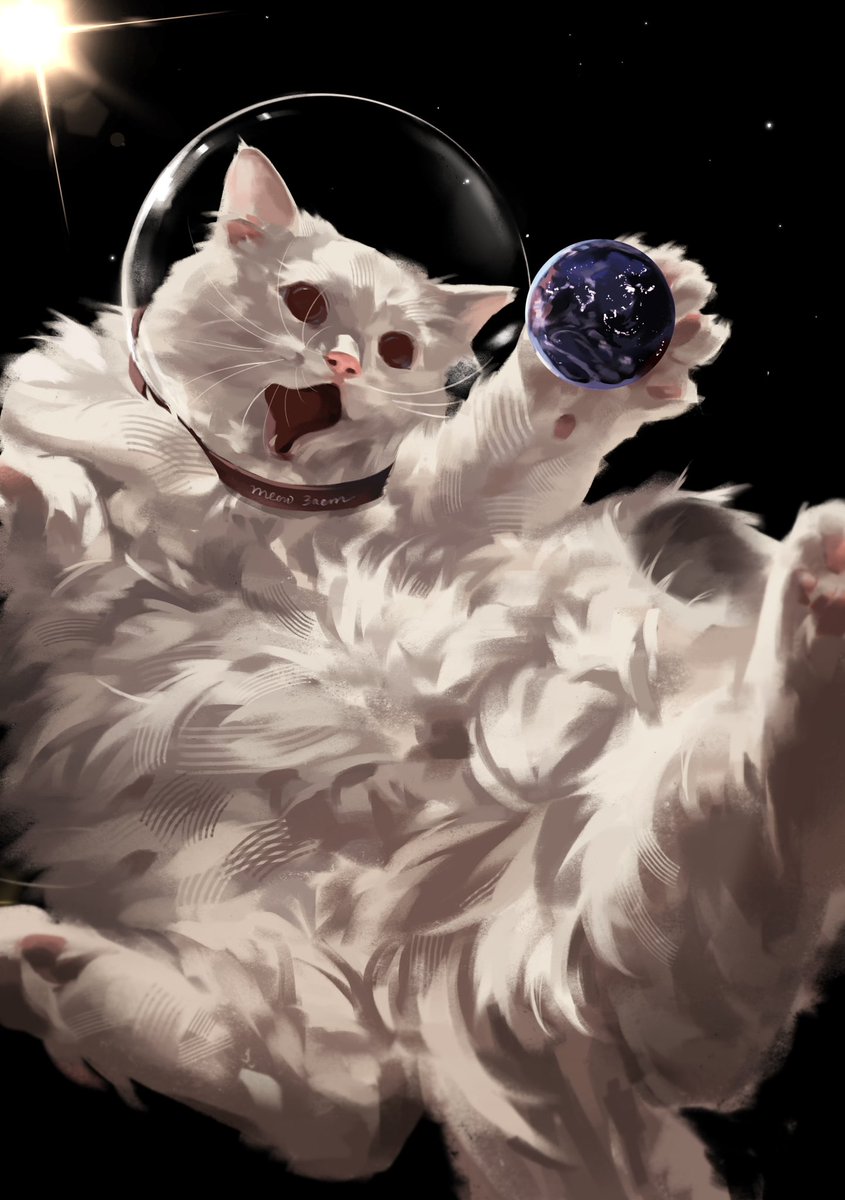 _3aem's tweet photo. he gets bigger and bigger

#cat #illustrationㅤ https://t.co/pikP1yHHH0