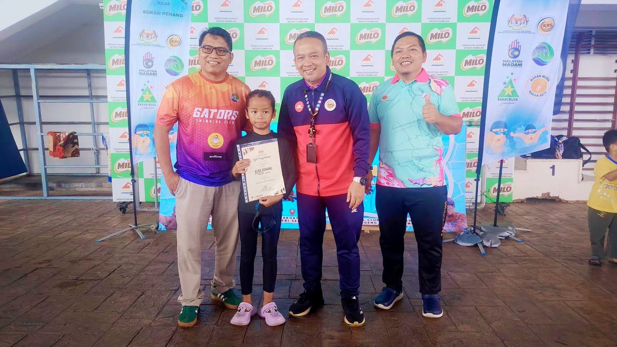 jbs_n9's tweet photo. MAJLIS PENUTUP PROGRAM KEMAHIRAN LATIHAN ASAS SUKAN (KLAS) RENANG FASA 1 2026 PERINGKAT NEGERI SEMBILAN
Paroi, 24 Jun 2026 – Program Kemahiran Latihan Asas Sukan (KLAS) Renang Fasa 1 Tahun 2026 Peringkat Negeri Sembilan (Edisi Kanak-Kanak B40 - Paroi). https://t.co/bc4j3RIRII
