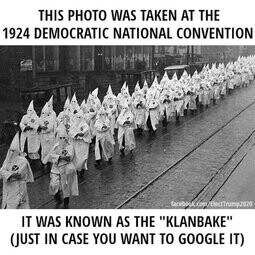 Jessies_Too's tweet photo. DEMOCRAT procession in 1924. They've always been
Communists......and racists too.
#VoteRed
#Miderms https://t.co/xnkOt31IWN