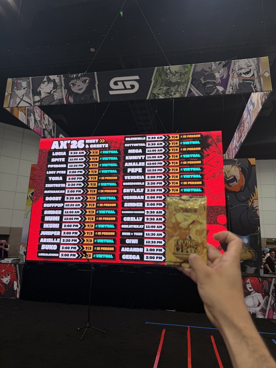 PrimeraEspada_'s tweet photo. I won the @GamerSupps 2026 Gacha of the Year! 🤯 Pulled 1 of 1 @CottontailVA AT THE GSUPPS BOOTH AT ANIME EXPO! Thank you Cotton for coming home and blessing my pulls 🥰🥳🎉🎊 P.S. Shoutout to Locke! #AnimeExpo2026 #Gamersupps https://t.co/zJohB8S97N