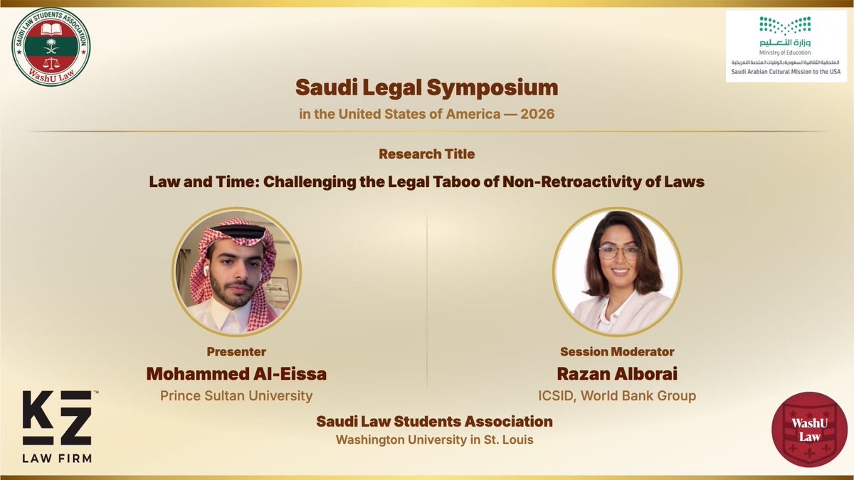 SLSAWASHU's tweet photo. Why do we universally assume that law must only look forward? While legal systems guard the principle of non-retroactivity as a constitutional default to ensure legal certainty.

Stream here:

https://t.co/wGooYdfzwB https://t.co/AsJXKmzPzC