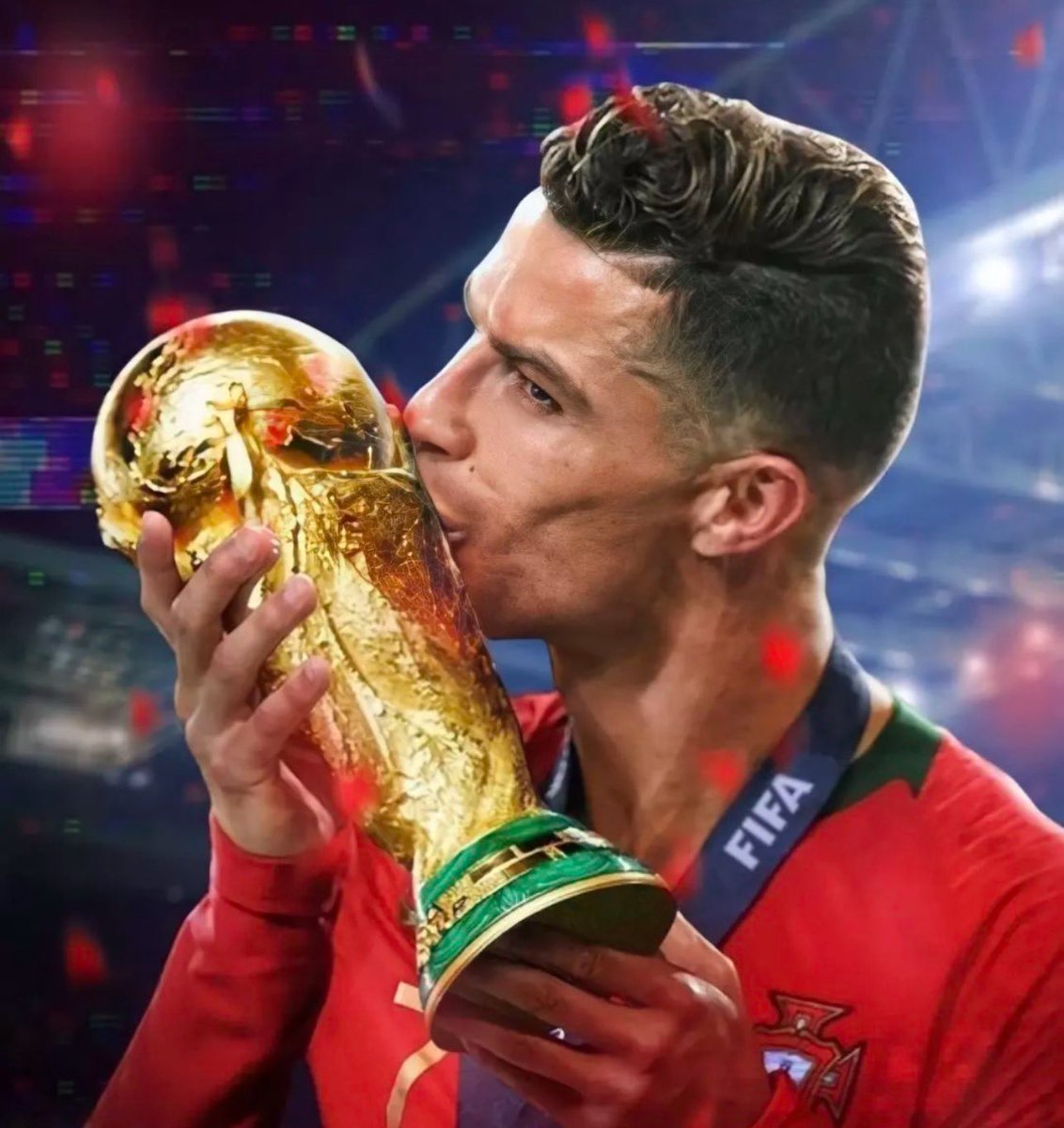 codewithmichy's tweet photo. The whole world is ready for the real GOAT to lift it. 

@Cristiano 🐐 https://t.co/lQYHLtINef