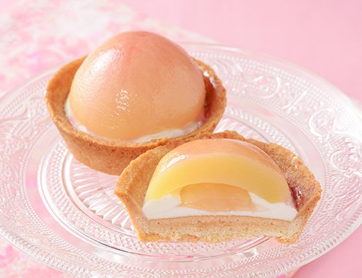 ローソンで「桃(ピーチ)」を使った新作スイーツ / 菓子パンが7月7日に