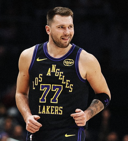 LegionHoops's tweet photo. Luka Doncic is "excited" about the Lakers' free agency moves, reports @DanWoikeSports 

"His biggest desires for the roster were addressed: keeping Austin Reaves and getting an elite rim-protecting center in Walker Kessler." https://t.co/tD2XK10zt5