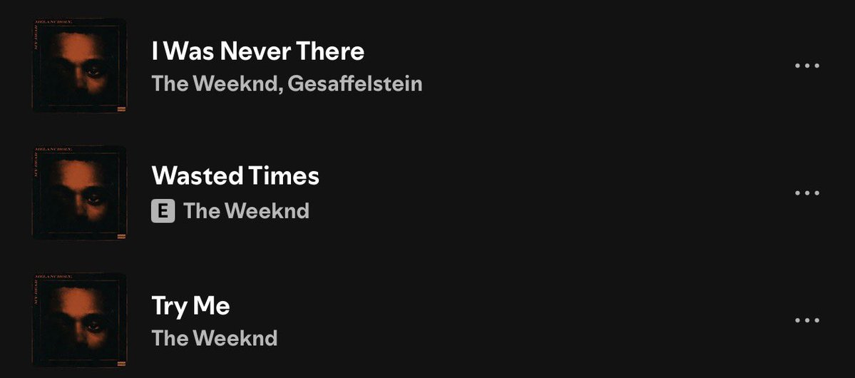 dontoliversuki's tweet photo. 💿My Dear Melancholy,
👤The Weeknd
📈70.0

ミニマルで余白を持たせたR&amp;Bビートに彼の美しい
歌唱力を乗せたシンプルな構成の1枚

孤独や失恋などの暗い感情を伝えるコンセプトが
一貫されていて、短いとはいえ統一感が素晴らしい

またそのようなメッセージ性を持たせるためにも https://t.co/Hpdimokh0I