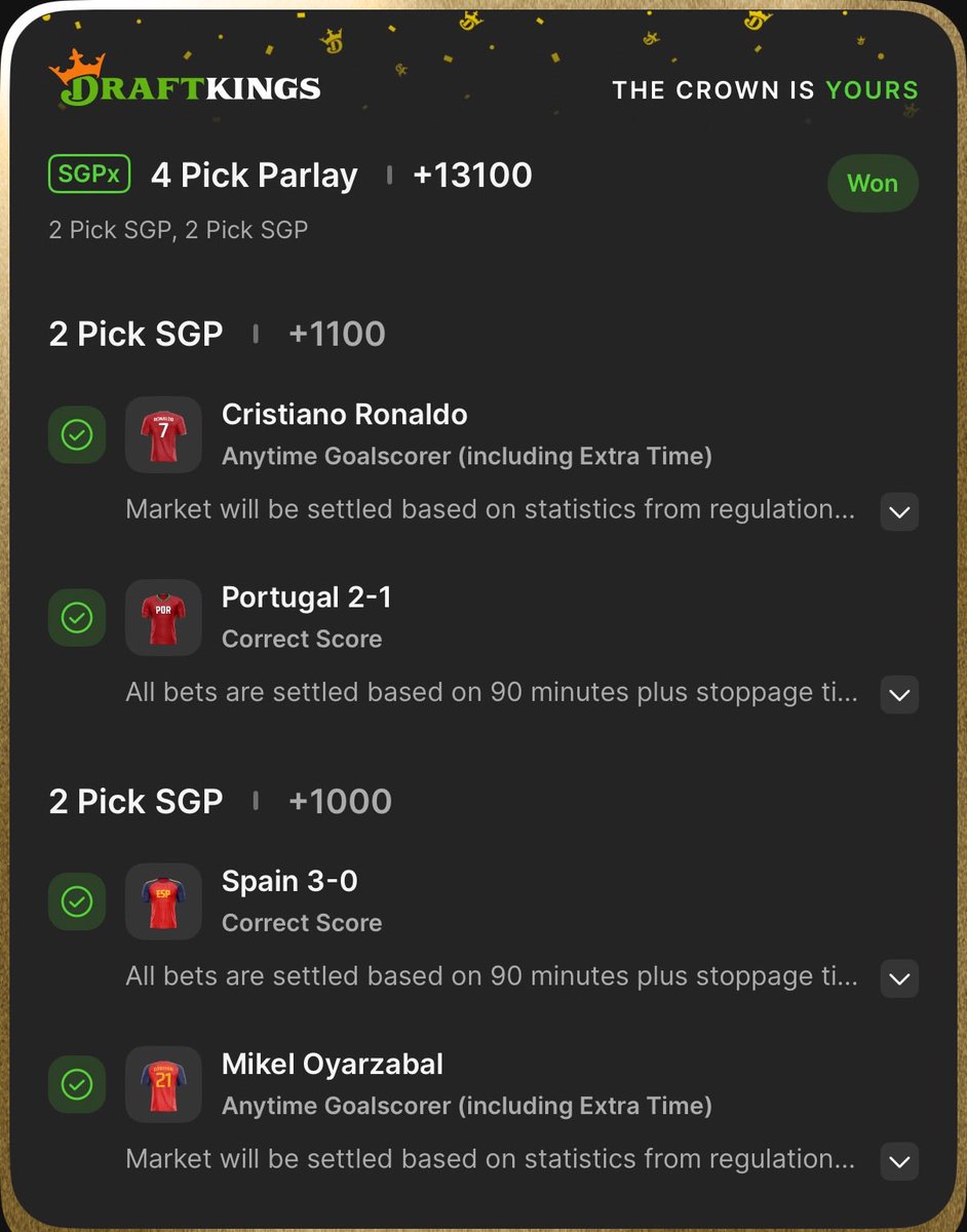 PropHQ0's tweet photo. And that’s another one. Been money with the correct scores. #Portugal  #Ronaldo https://t.co/rj7936LZUm