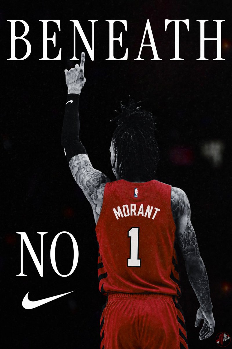 BlazeEnthusiast's tweet photo. “Beneath No One”

From a family motto to his new jersey number, Ja Morant officially enters a new era in his career as a Portland Trailblazer! https://t.co/rxWZTrUVjO