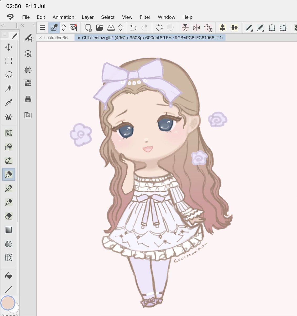CeciMoriko's tweet photo. Trying to practice chibis again ! 🌸 https://t.co/91vC93cZJr