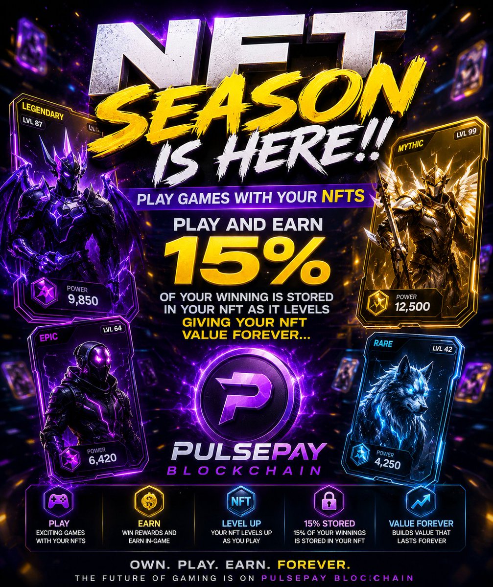 BOTCLASHARENA's tweet photo. Giving away $100 dollars in Pulsepay coin! To anyone that builds the biggest nft community in 30 days on our platform! 
-ENDS AUG 2ND-

Rules 
-most nft holders 
-no shadow wallets( I'll know I'm a dev)
-30 days timeline 
- price of nft can be as low as 1 pulsepay coin. https://t.co/xAwpHeBKh1