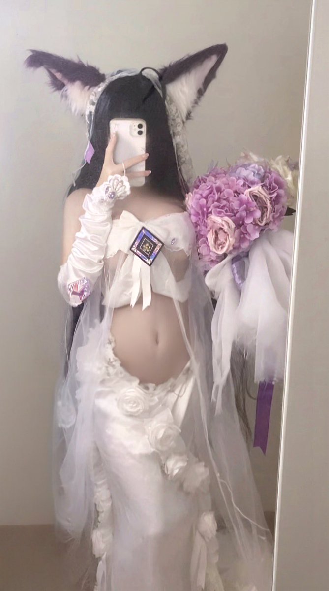 Reinaw79's tweet photo. Your bride just appeared. So… when’s the wedding? 😜🤍 https://t.co/9BYUh5dbco