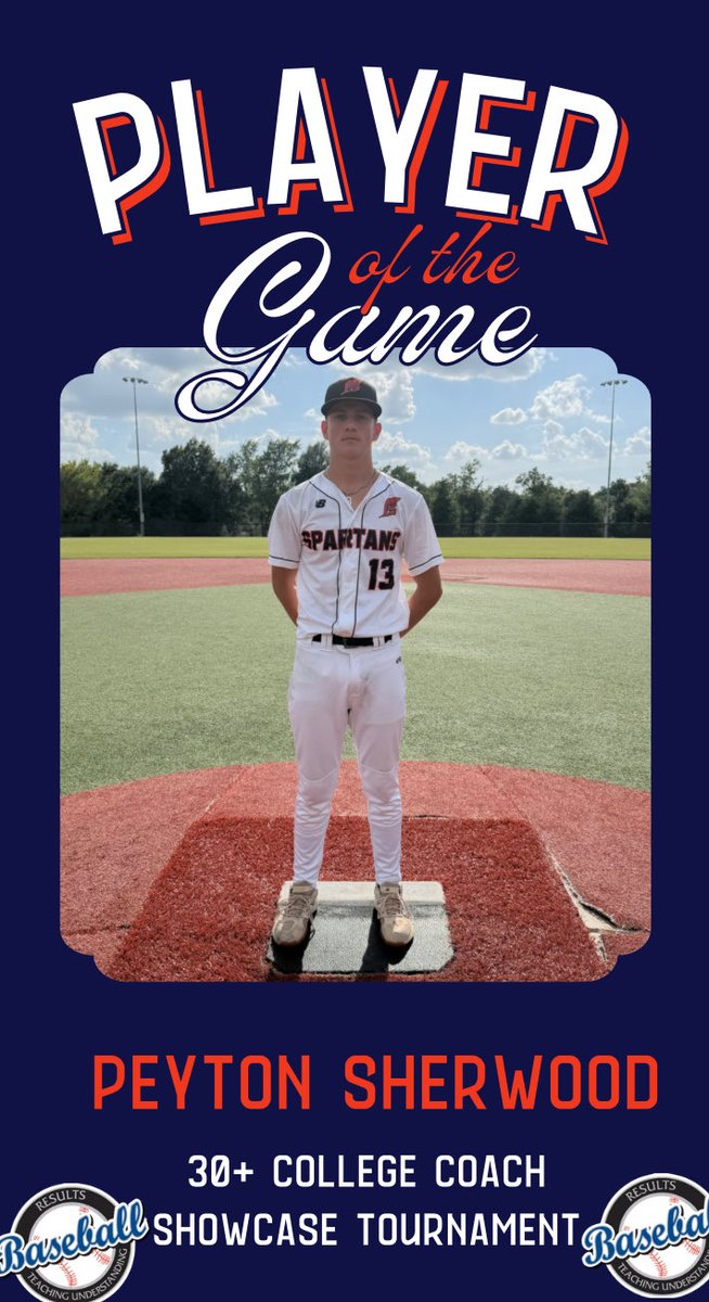 RB_Tournaments's tweet photo. 30+ College Coach Showcase Tournament 

https://t.co/EH8RuOB4sE

Spartans
🆚
Marucci

PoG🏆:
🥇Peyton Sherwood: 4.1 3ER
🥇Jack Herce: 3-3 2B 2RBI https://t.co/DtYIQuDsTk