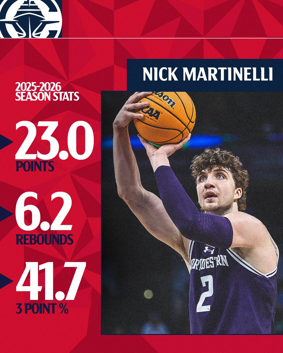 LAClippers's tweet photo. Nick’s numbers at Northwestern 📊 https://t.co/Jv4rTRA6fZ