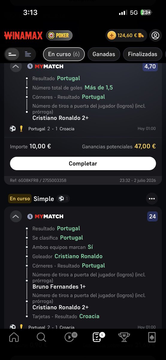 LCarreterooo's tweet photo. Vamos que ahora me quedé a 1 tap de Ronaldo 🍀💩 https://t.co/QfTUP2n4yv
