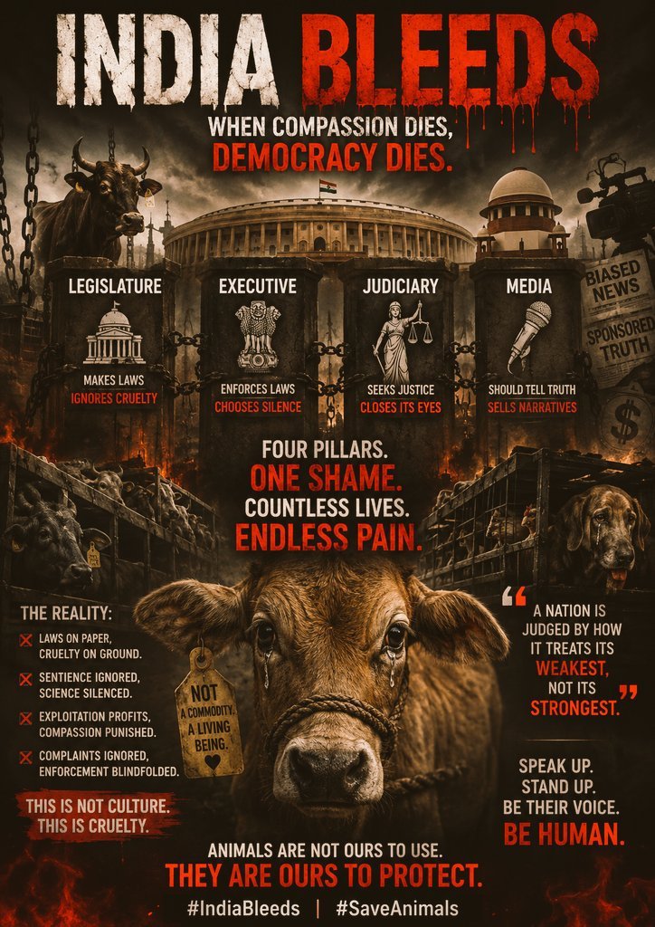 jeevansharya's tweet photo. My only question to the Indian government, especially @CMODelhi and @gupta_rekha:

Does the open desecration of Mother Cow encourage such brutal killings? Why do these criminals have no fear of the law while committing such horrific crimes?

The Delhi Government must be held accountable for ensuring that laws against cow slaughter and related offences are strictly enforced. Failure to deter such crimes raises serious questions about governance and law enforcement.

Shame on you, @BJP4Delhi, @BJP4India, @narendramodi, @PMOIndia, @CMODelhi, @gupta_rekha. The people of Delhi deserve accountability and action.

@LtGovDelhi, @DelhiPolice, @HMOIndia
#JusticeForCow #StopIllegalCowSlaughter #CowProtection #AnimalCruelty #Delhi #India #LawAndOrder #Accountability #Bharat